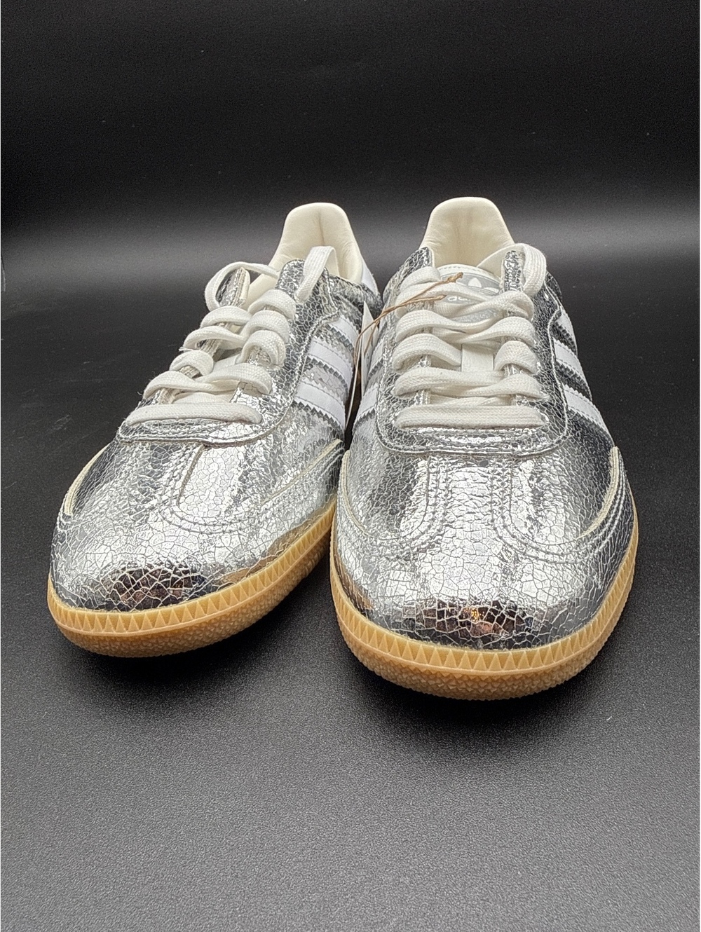 Adidas Samba OG W Silver Metallic White Size 8 US Sneakers - Picture 2 of 11